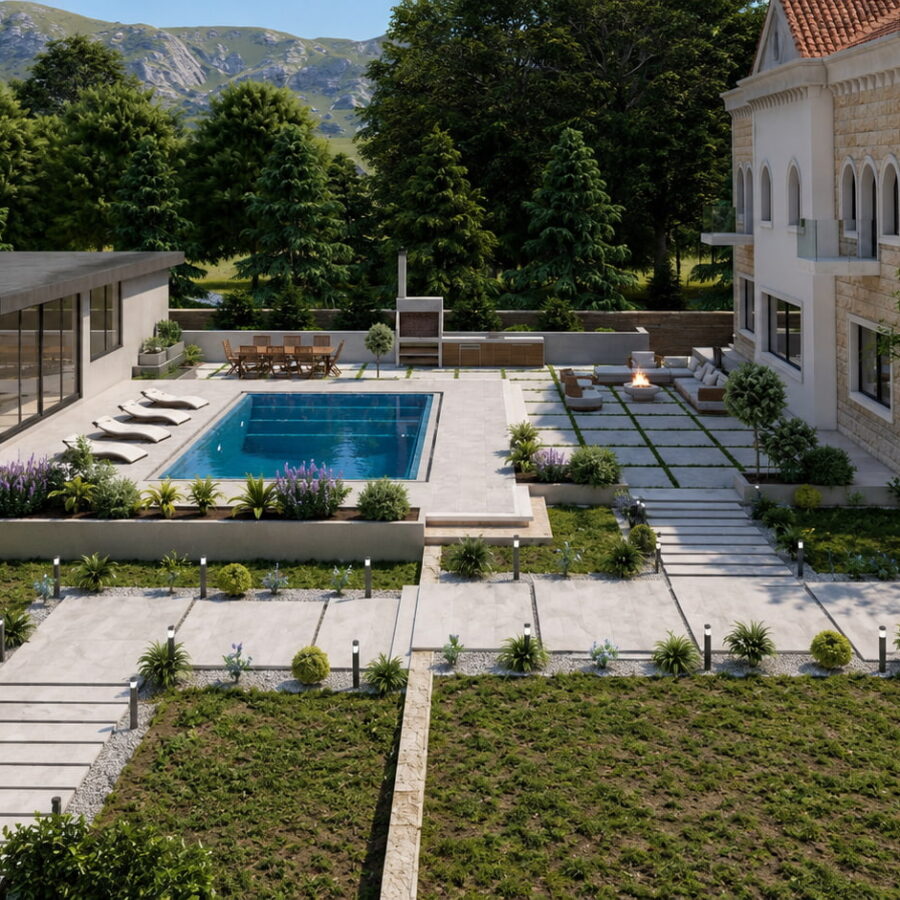 Mediterranean Garden Retreat